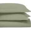 Superior Egyptian Cotton 650 Thread Count Duvet Cover Set, Bed Covers, Includes 1 Duvet Cover, 2 Pillow Shams, Bedding Essentials, Master, Guest, Hotel Bedroom Decor, King/California King, Sage(Sage)