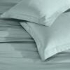 Superior Egyptian Cotton 650 Thread Count Duvet Cover Set, Bed Covers, Includes 1 Duvet Cover, 2 Pillow Shams, Bedding Essentials, Master, Guest, Hotel Bedroom Decor, King/California King, Sage(Teal)