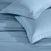 Superior Egyptian Cotton 650 Thread Count Duvet Cover Set, Bed Covers, Includes 1 Duvet Cover, 2 Pillow Shams, Bedding Essentials, Master, Guest, Hotel Bedroom Decor, King/California King, Sage(Medium Blue)