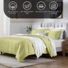 Superior Egyptian Cotton 650 Thread Count Duvet Cover Set, Bed Covers, Includes 1 Duvet Cover, 2 Pillow Shams, Bedding Essentials, Master, Guest, Hotel Bedroom Decor, King/California King, Sage(Olive Green)
