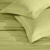 Superior Egyptian Cotton 650 Thread Count Duvet Cover Set, Bed Covers, Includes 1 Duvet Cover, 2 Pillow Shams, Bedding Essentials, Master, Guest, Hotel Bedroom Decor, King/California King, Sage(Olive Green)