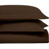 Superior Egyptian Cotton 650 Thread Count Duvet Cover Set, Bed Covers, Includes 1 Duvet Cover, 2 Pillow Shams, Bedding Essentials, Master, Guest, Hotel Bedroom Decor, King/California King, Sage(Chocolate)