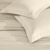 Superior Egyptian Cotton 650 Thread Count Duvet Cover Set, Bed Covers, Includes 1 Duvet Cover, 2 Pillow Shams, Bedding Essentials, Master, Guest, Hotel Bedroom Decor, King/California King, Sage(Ivory)