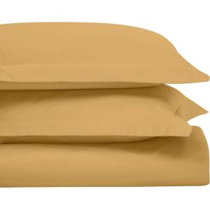 Superior Egyptian Cotton 650 Thread Count Duvet Cover Set, Bed Covers, Includes 1 Duvet Cover, 2 Pillow Shams, Bedding Essentials, Master, Guest, Hotel Bedroom Decor, King/California King, Sage(Maple Sugar)