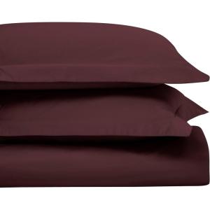 Superior Egyptian Cotton 650 Thread Count Duvet Cover Set, Bed Covers, Includes 1 Duvet Cover, 2 Pillow Shams, Bedding Essentials, Master, Guest, Hotel Bedroom Decor, King/California King, Sage(Plum)