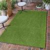 Superior Artificial Grass Indoor/Outdoor Area Rug, Faux Turf, Fake Grass for Backyard, Playground, Patio, Dog Pet Training, Synthetic Lawn, Floor Decor, Rubber Back, 5′ x 7′, Green(Green – Z)