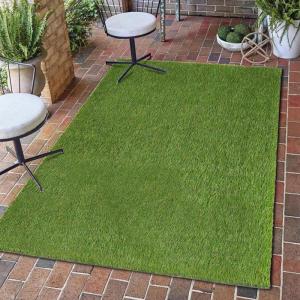 Superior Artificial Grass Indoor/Outdoor Area Rug, Faux Turf, Fake Grass for Backyard, Playground, Patio, Dog Pet Training, Synthetic Lawn, Floor Decor, Rubber Back, 5′ x 7′, Green(Green – Z)