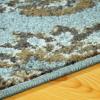 Superior 6mm Pile Height with Jute Backing, Durable, Fashionable and Easy Maintenance, Brookshire Collection Area Rug, 2’7″ x 8′ Runner – Ivory(Blue)