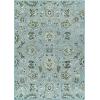 Superior 6mm Pile Height with Jute Backing, Durable, Fashionable and Easy Maintenance, Brookshire Collection Area Rug, 2’7″ x 8′ Runner – Ivory(Blue)