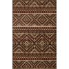 Superior Indoor Area Rug, Jute Backing, Southwestern Geometric Medallion, Ideal for Entryway, Living Room, Kitchen, Bedroom, Hallway, Floor Cover, Tampa Collection, 4′ x 6′, Maroon