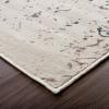 Superior Ulani Distressed Damask Indoor 5′ x 8′ Area Rug, Perfect for Living-Dining Room, Bedroom, Farmhouse, Kitchen, Under Table Clearance, Durable Rugs for Home and Office, On Tile & Carpet, Bone