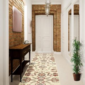 Superior 6mm Pile Height with Jute Backing, Durable, Fashionable and Easy Maintenance, Brookshire Collection Area Rug, 2’7″ x 8′ Runner – Ivory(Ivory)