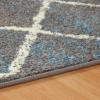 Superior Indoor Runner Area Rug with Jute Backing, Perfect for Home Entry, Hallway, Office, Kitchen, Dorm, Hardwood Floors, Bedroom Room, Border Collection – 2ft x 3ft, BORDER-Multicolor(Lattice-slate)