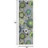 Superior Indoor Runner Area Rug with Jute Backing, Perfect for Home Entry, Hallway, Office, Kitchen, Dorm, Hardwood Floors, Bedroom Room, Border Collection – 2ft x 3ft, BORDER-Multicolor(Lana-multicolor)