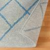 Superior Indoor Runner Area Rug with Jute Backing, Perfect for Home Entry, Hallway, Office, Kitchen, Dorm, Hardwood Floors, Bedroom Room, Border Collection – 2ft x 3ft, BORDER-Multicolor(Lattice-cream)