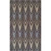 Superior Indoor Runner Area Rug with Jute Backing, Perfect for Home Entry, Hallway, Office, Kitchen, Dorm, Hardwood Floors, Bedroom Room, Border Collection – 2ft x 3ft, BORDER-Multicolor(Arete-slate)