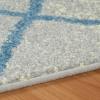 Superior Indoor Runner Area Rug with Jute Backing, Perfect for Home Entry, Hallway, Office, Kitchen, Dorm, Hardwood Floors, Bedroom Room, Border Collection – 2ft x 3ft, BORDER-Multicolor(Lattice-cream)