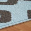 Superior Indoor Runner Area Rug with Jute Backing, Perfect for Home Entry, Hallway, Office, Kitchen, Dorm, Hardwood Floors, Bedroom Room, Border Collection – 2ft x 3ft, BORDER-Multicolor(Diamond-multicolor)