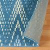 Superior Indoor Runner Area Rug with Jute Backing, Perfect for Home Entry, Hallway, Office, Kitchen, Dorm, Hardwood Floors, Bedroom Room, Border Collection – 2ft x 3ft, BORDER-Multicolor(Arete-blue)