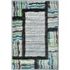 Superior Indoor Runner Area Rug with Jute Backing, Perfect for Home Entry, Hallway, Office, Kitchen, Dorm, Hardwood Floors, Bedroom Room, Border Collection – 2ft x 3ft, BORDER-Multicolor(Border-multicolor)