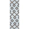 Superior Indoor Runner Area Rug with Jute Backing, Perfect for Home Entry, Hallway, Office, Kitchen, Dorm, Hardwood Floors, Bedroom Room, Border Collection – 2ft x 3ft, BORDER-Multicolor(Diamond-multicolor)