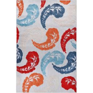 Superior Indoor Outdoor Area Rug, Perfect for Patio, Poolside, Backyard, Entryway, Mudroom, Easy Clean Washable, High Traffic Areas, Modern Bohemian, 4’x6′, Multicolor