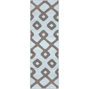 Superior Indoor Runner Area Rug with Jute Backing, Perfect for Home Entry, Hallway, Office, Kitchen, Dorm, Hardwood Floors, Bedroom Room, Border Collection – 2ft x 3ft, BORDER-Multicolor(Diamond-multicolor)