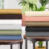 1500 Thread Count 100% Egyptian Cotton, Single Ply, King/California King Duvet Cover Set, Solid, White(Black)