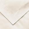 1500 Thread Count 100% Egyptian Cotton, Single Ply, King/California King Duvet Cover Set, Solid, White(Ivory)