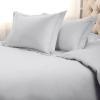 1500 Thread Count 100% Egyptian Cotton, Single Ply, King/California King Duvet Cover Set, Solid, White(Platinum – Z)
