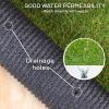 Superior Artificial Grass Indoor Outdoor Area Rug, Durable and Low maintainance, Fake Grass Turf with Drainage Holes, Backyard, Patio, Dog Pet Training, Rubber Back, 3’x5′, Green
