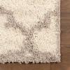 Superior Bengali Trellis Shag Area Rug, 2′ 7″ x 8′, Grey