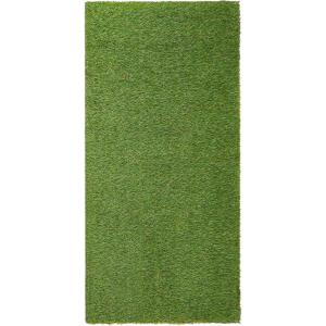 Superior Artificial Grass Indoor Outdoor Area Rug, Durable and Low maintainance, Fake Grass Turf with Drainage Holes, Backyard, Patio, Dog Pet Training, Rubber Back, 6’x12′, Green