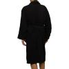 Cotton Unisex Terry Robe, Soft And Absorbent Robes For Men And Women, Bathroom Accessories(Black)