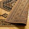 Superior Indoor Area Rug, Jute Backing, Modern Plush Rugs for Entryway, Living Room, Kitchen Floors, Bedroom, Hallway, Office Floor Cover, Geometric Medallion Rugs, Takeo Collection, 4′ x 6′, Caramel