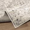 Superior Designer Nysa 8′ x 10’Area Rug, Soft Durable, Vintage, Compatible, Hardwood Floors, Living Room, Durable Polypropylene Non Slip Rugs, Home, Office Areas, Living Room Rug, Slate