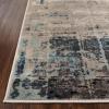 Superior Indoor Large Area Rug, Traditional Medallion, Jute Backed Rugs for Home, Entryway, Bedroom, Office, Kitchen, Dorm, Hardwood Floor, Living Room, Abena Collection, 5′ x 8′, Blue-Cream(Grey Blue)