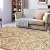 SUPERIOR Indoor Large Area Rug with Jute Backing, Perfect for Hardwood Floors, Bedroom, Living Room, Office, Dorm, Kitchen, Entryway, Sophisticated Luxurious Decor, Hayden Collection, 5′ x 8′, Brown