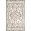 Superior Designer Nysa 8′ x 10’Area Rug, Soft Durable, Vintage, Compatible, Hardwood Floors, Living Room, Durable Polypropylene Non Slip Rugs, Home, Office Areas, Living Room Rug, Slate