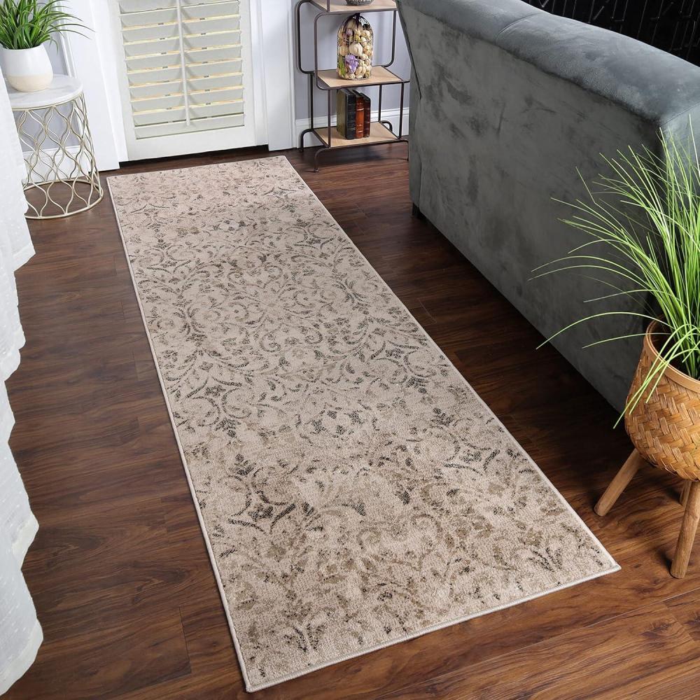imageSuperior Lovina Traditional Distressed Oriental Indoor Area Rug Platinum 5 x 8Bronze