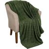 Superior Fleece Boho Jacquard Blanket, Decorative Blankets for Bedroom, Sofa, Fuzzy, Plush, Fluffy, Soft, Cute Room Decor, Beautiful Cover, Comfort Essentials, Arctic Collection, King, Navy Blue(Green)