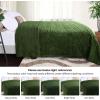 Superior Fleece Boho Jacquard Blanket, Decorative Blankets for Bedroom, Sofa, Fuzzy, Plush, Fluffy, Soft, Cute Room Decor, Beautiful Cover, Comfort Essentials, Arctic Collection, King, Navy Blue(Green)