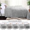 Superior Fleece Boho Jacquard Blanket, Decorative Blankets for Bedroom, Sofa, Fuzzy, Plush, Fluffy, Soft, Cute Room Decor, Beautiful Cover, Comfort Essentials, Arctic Collection, King, Navy Blue(Platinum)