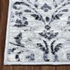 Superior Lovina Traditional Distressed Oriental Indoor Area Rug, Platinum, 5′ x 8′(Platinum)