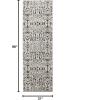 Superior Lovina Traditional Distressed Oriental Indoor Area Rug, Platinum, 5′ x 8′(Platinum)