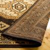 Superior Takeo Area Rug, 4×6, Caramel(Black)