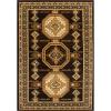 Superior Takeo Area Rug, 4×6, Caramel(Black)