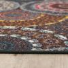 Superior Indoor Outdoor Area Rug, Non-Skid Backing, Easy Clean Washable Rug for Patio, Backyard, Porch, Ideal for High Traffic, Evaline Collection, 2’x3′, Black