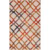 Superior Indoor Outdoor Area Rug, Perfect for Patio, Poolside, Backyard, Porch, Easy Clean Washable, Ideal for High Traffic Areas, Non Skid, Modern Casual Geometric, 3’x5′, Cream