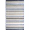 Superior Indoor Outdoor Area Rug Perfect for Patio, Porch, Mudroom, Easy to Clean Washable, High Traffic, Non Shedding, Modern Casual Stripe Geometric, Eastyn Collection, 3’x5′, Cream